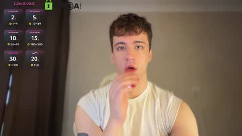 Snapshot of adampolerno chatting on June 30, 2026, 10:27 am Hi Im Adam Glad to see u here 3 And its my first day online show from June 30, 2026, 10:27 am