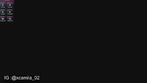 Laura Camila online show from July 25, 2026, 8:17 pm