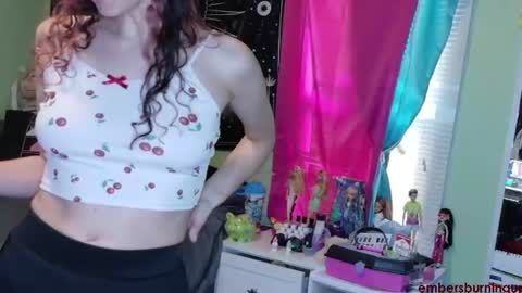 Embersburningup online show from July 3, 2026, 8:37 pm