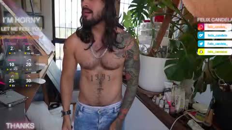 Felix Candela  online show from July 24, 2026, 4:38 pm