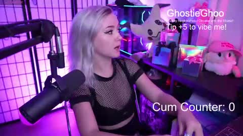 Ghostie online show from August 9, 2026, 1:40 am