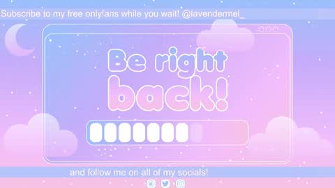 LavenderMei online show from May 10, 2026, 10:26 pm