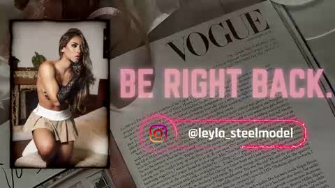 INSTA leylasteel model         online show from June 20, 2026, 12:08 pm