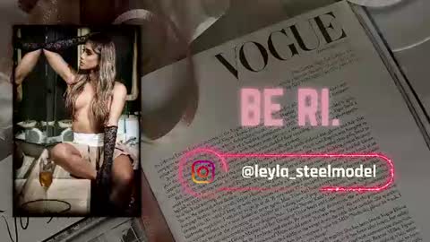 INSTA leylasteel model         online show from July 14, 2026, 11:38 am