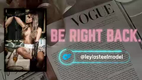 INSTA leylasteel model         online show from July 15, 2026, 4:23 pm