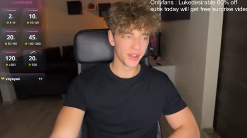 lukedesirable online show from July 27, 2026, 7:10 pm