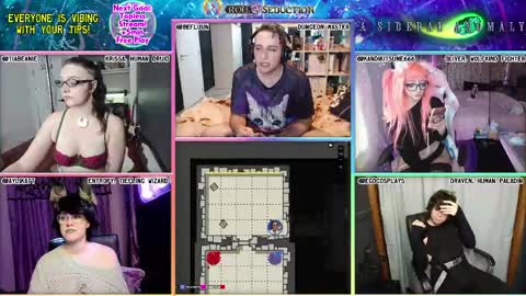 Roll For Seduction online show from May 19, 2026, 11:55 pm