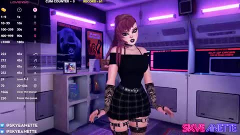 SkyeAnette online show from June 27, 2026, 1:10 am