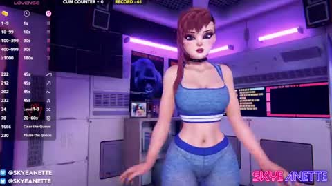 SkyeAnette online show from July 19, 2026, 1:09 am