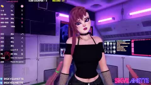 SkyeAnette online show from July 24, 2026, 1:14 am