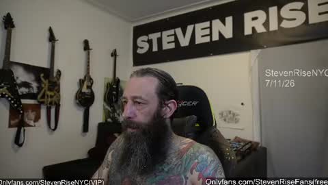 Snapshot of stevenrisenyc chatting on July 11, 2026, 11:57 am StevenRiseNYC online show from July 11, 2026, 11:57 am