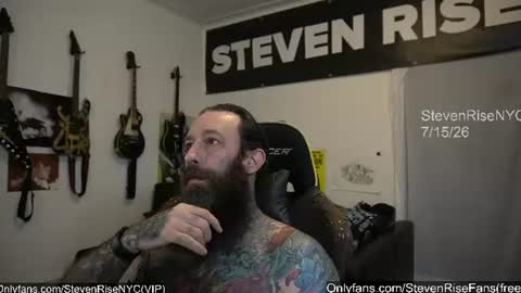 Snapshot of stevenrisenyc chatting on July 15, 2026, 10:42 am StevenRiseNYC online show from July 15, 2026, 10:42 am