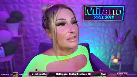 Snapshot of tamaramilano chatting on June 5, 2026, 8:31 am TamaraMilano online show from June 5, 2026, 8:31 am