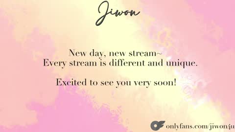J i w o n   online show from July 7, 2026, 8:57 pm