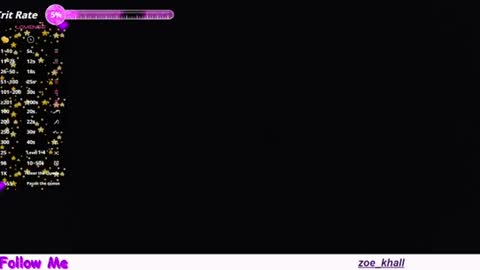 ZOE online show from July 24, 2026, 2:31 am