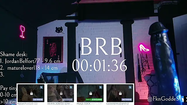 Jane Goddess online show from July 2, 2026, 8:59 pm