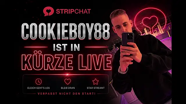 Cookieboy88 online show from June 18, 2026, 11:58 am