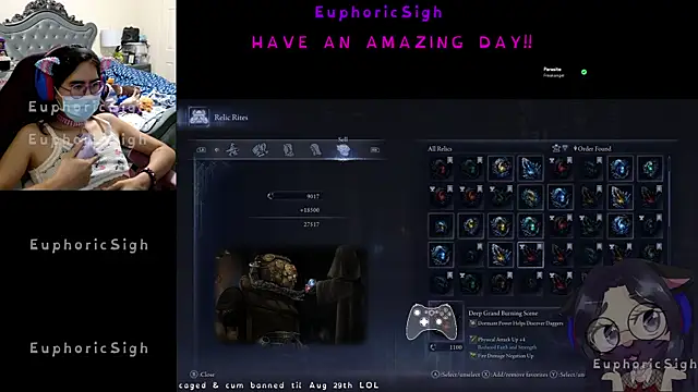 EuphoricSigh online show from June 6, 2026, 3:22 am
