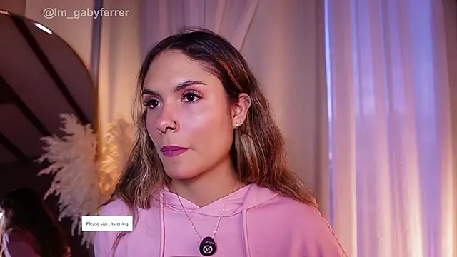 Gaby Ferrer online show from July 24, 2026, 4:49 pm