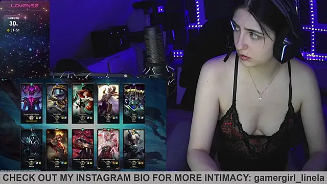 Gamergirl-Linela online show from July 11, 2026, 12:57 am