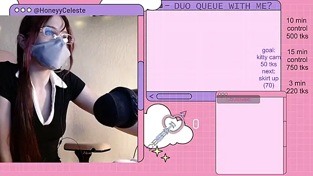 HoneyyCeleste online show from May 13, 2026, 6:16 pm