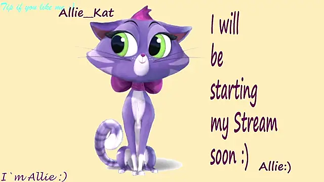 Allie Kat online show from May 23, 2026, 2:21 pm