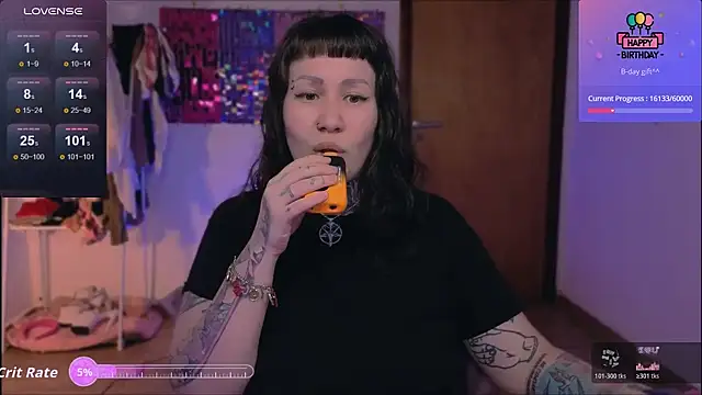 Senorita  Dakota online show from July 19, 2026, 9:18 pm