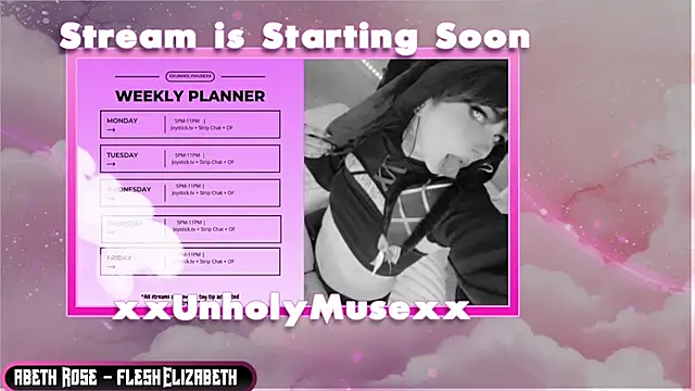 xxunholymusexx online show from July 16, 2026, 8:59 pm