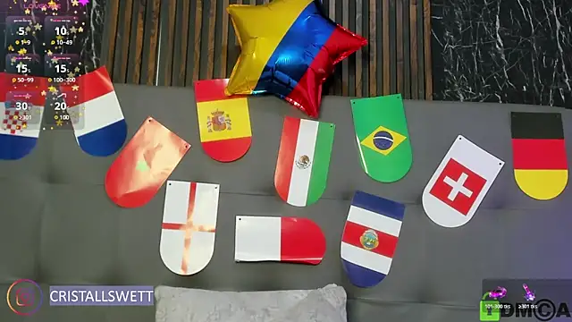 Cristall swett online show from June 26, 2026, 6:45 pm