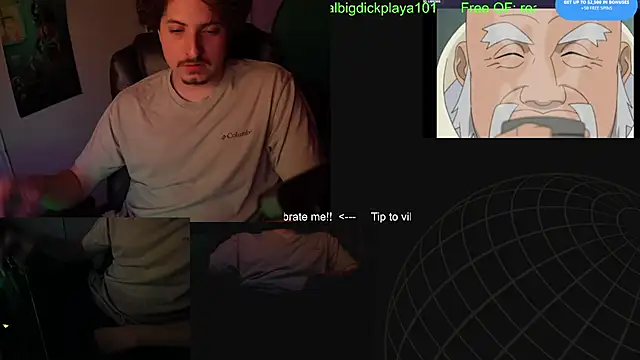 BigDickPlaya101 online show from June 14, 2026, 7:54 am
