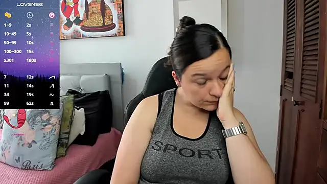 angelaagomez online show from July 24, 2026, 6:50 pm