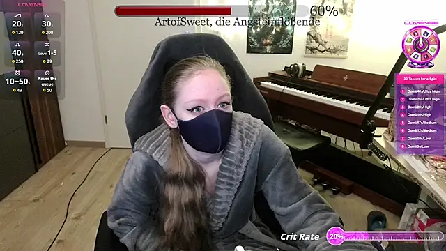 ArtofSweet online show from May 13, 2026, 8:06 pm