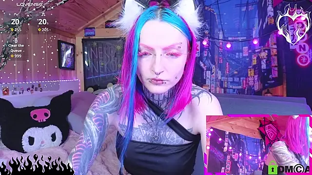 NekoCyber online show from August 2, 2026, 4:00 am