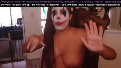 Snapshot of _isabelleraven chatting on January 17, 2025, 7:16 pm IsabelleRaven online show from January 17, 2025, 7:16 pm