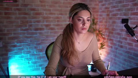 Allie online show from January 12, 2025, 6:49 am