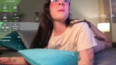 Snapshot of ally_addams chatting on December 24, 2024, 6:55 am Ally online show from December 24, 2024, 6:55 am