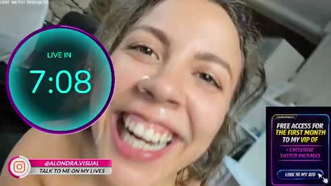 Alondra Suarez online show from June 27, 2026, 2:55 pm