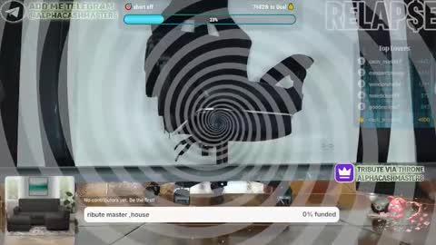 Snapshot of alphacashmaster8 chatting on February 19, 2026, 2:07 am MASTER FINDOM DRAIN... online show from February 19, 2026, 2:07 am