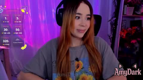 Snapshot of amydarkk chatting on October 13, 2025, 6:52 pm Amy online show from October 13, 2025, 6:52 pm