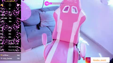 Snapshot of aneko_morii chatting on March 9, 2025, 4:22 pm online show from March 9, 2025, 4:22 pm