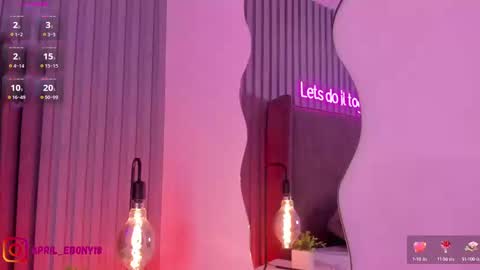 Snapshot of april_ebony18_ chatting on February 13, 2025, 1:37 pm April online show from February 13, 2025, 1:37 pm