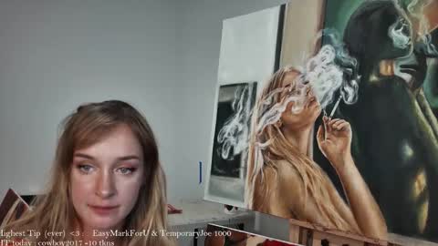 Snapshot of artistgirly chatting on June 6, 2026, 2:27 am ArtistGirly online show from June 6, 2026, 2:27 am