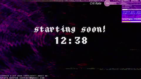 Snapshot of auragotchi chatting on January 13, 2025, 3:23 am Aurora  Aura online show from January 13, 2025, 3:23 am