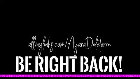 Ayana Delatorre online show from September 18, 2025, 11:29 pm