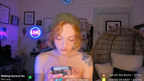 Beck the tongue online show from March 21, 2026, 10:35 pm