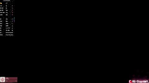 Crystal3 online show from November 10, 2025, 1:37 am