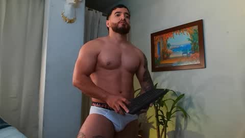 Snapshot of bradley_martinez chatting on February 24, 2026, 12:19 am Bradley Martinez online show from February 24, 2026, 12:19 am