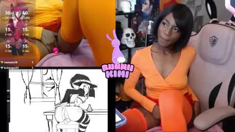 Snapshot of bunniikimi chatting on October 5, 2025, 1:31 pm Bunnii Kimi online show from October 5, 2025, 1:31 pm