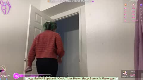 Snapshot of bunnycheekz chatting on February 21, 2025, 4:07 am Tokki bunny online show from February 21, 2025, 4:07 am