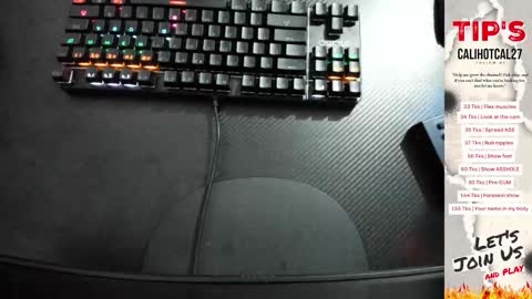 calihotcaliente27 online show from September 24, 2025, 11:02 am